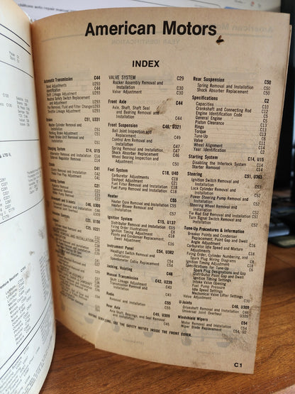 Chilton's Auto Repair manual 1981 Hardcover book