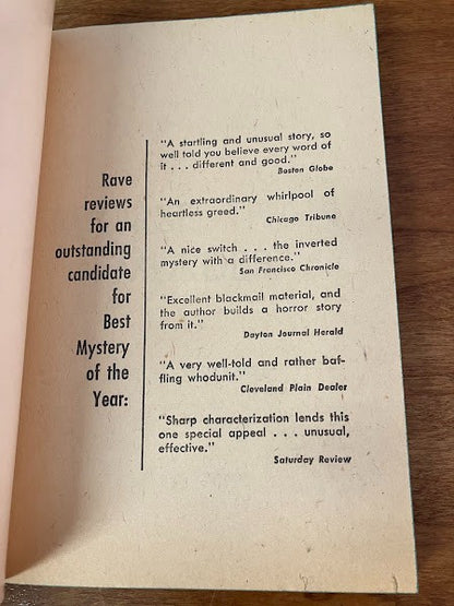 Vtg Paperback - WORSE THAN MURDER - Evelyn Berckman