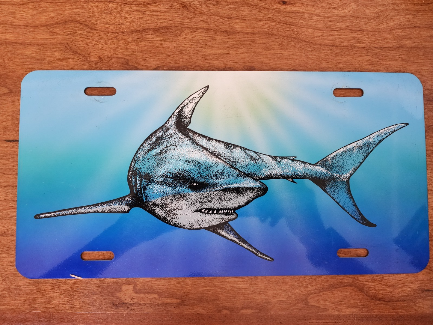 Great White Shark License Plate