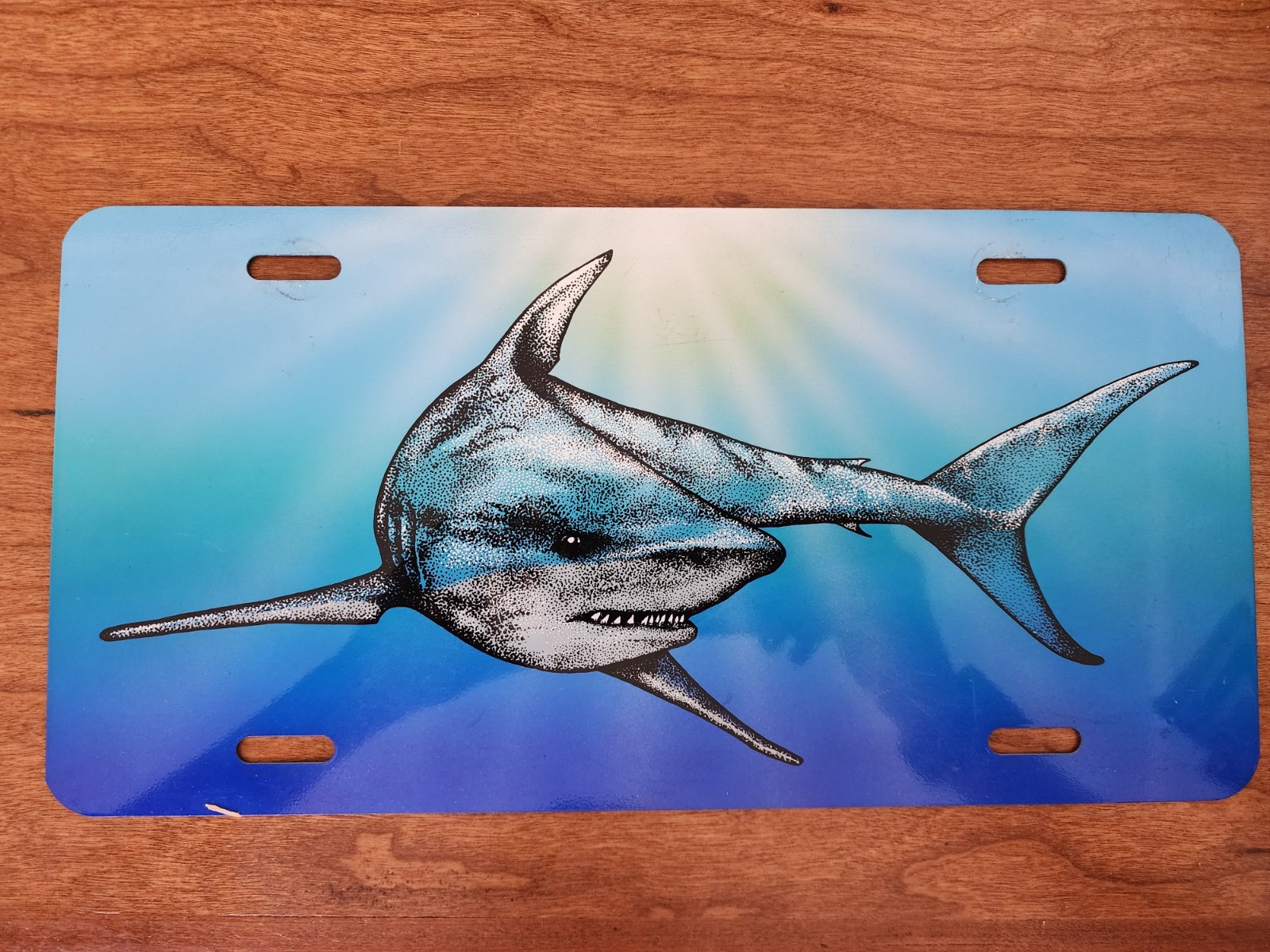 Great White Shark License Plate