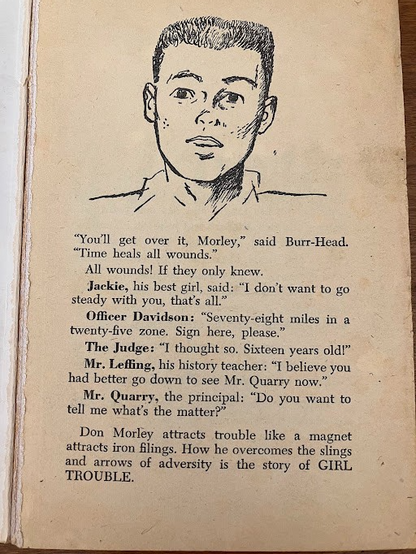 Vintage Paperback - James L. Summers: GIRL TROUBLE