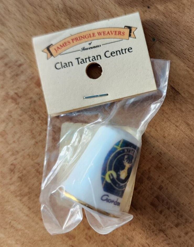 Clan Tartan Centre Gordon James Pringle Weavers Thimble
