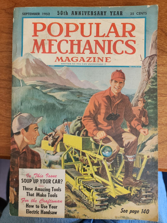 VTG Popular Mechanics Magazine, September 1952