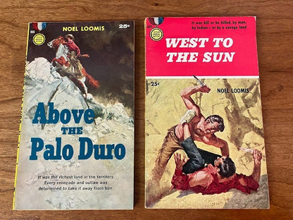 Gold Medal Books by Noel Loomis - Lot of 2