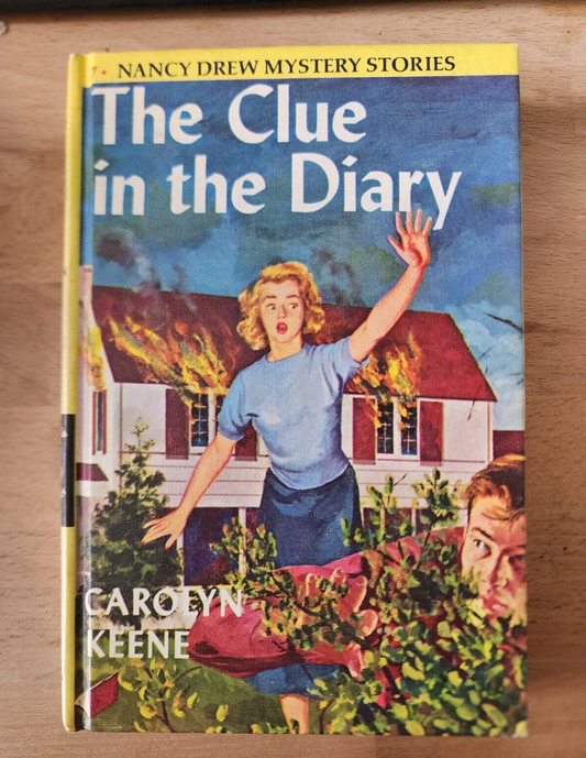 Nancy Drew The Clue In The Diary #7 Vintage Carolyn Keene (1962)