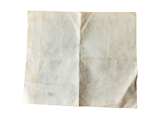 United States Navy Training Course Certificate 1943 "Seaman First Class"