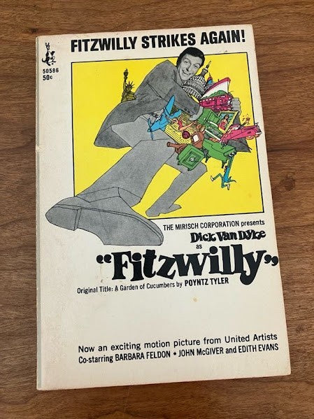 Vtg Pocket Book - "Fitzwilly" By Poyntz Tyler Dick Van Dyke