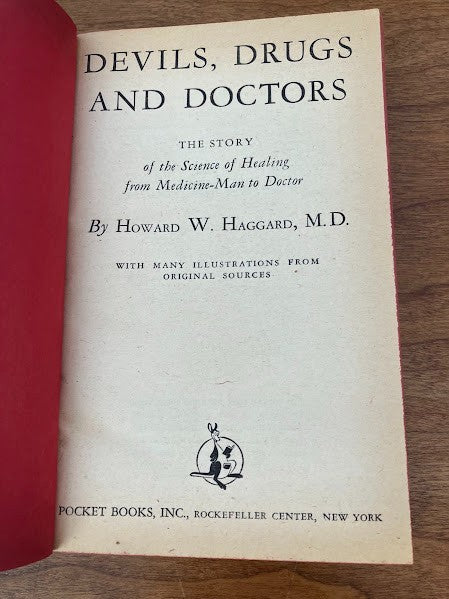 Vtg Paperback - Devils, Drugs & Doctors by Howard W. Haggard