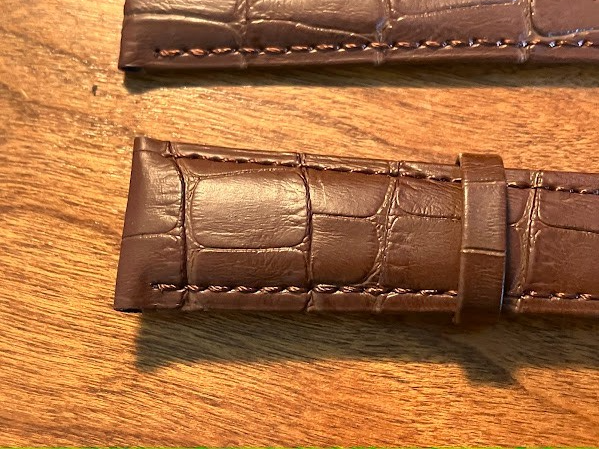 Hadley Roma Wristwatch: MS737 Brown 22R - Genuine Leather