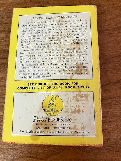 Vtg Paperback - The Red Badge of Courage - Stephen Crane