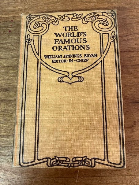 1906 THE WORLD'S FAMEOUS ORATIONS - William Jennings Bryan - 8/10 Volumes
