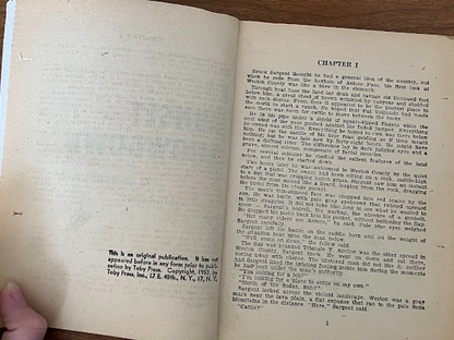 SUNSET SHOWDOWN BY STEVE FRAZEE 1953