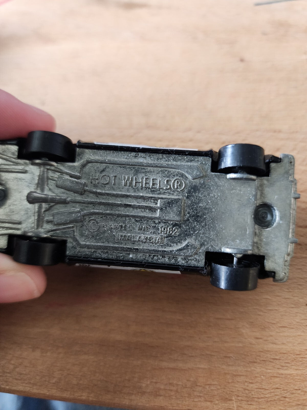 1982 Vtg Hot Wheels Blackwall Sheriff 701 Patrol Car Malaysia