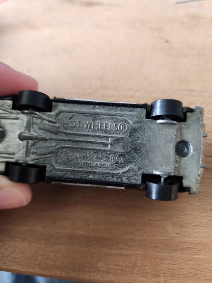 1982 Vtg Hot Wheels Blackwall Sheriff 701 Patrol Car Malaysia