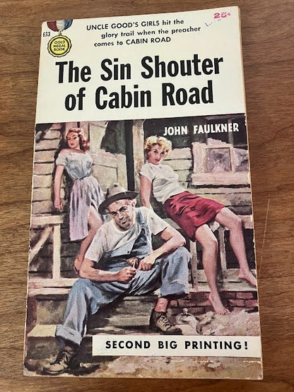 Gold Medal Books - The Sin Shouter of Cabin Road by John Faulkner