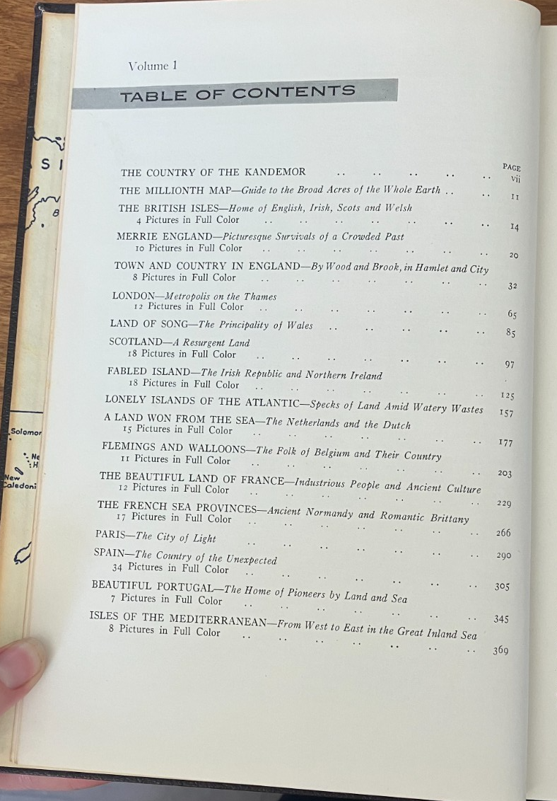 Lands And People’s - Volume I