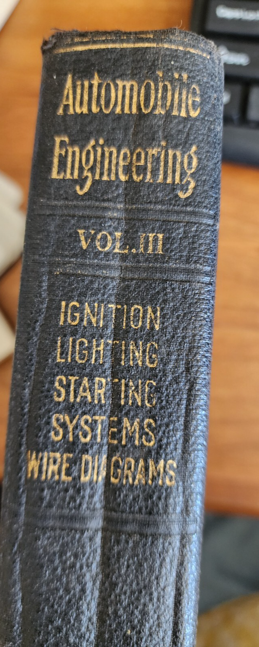 Automobile Engineering Volume III - 1920, American Technical Society