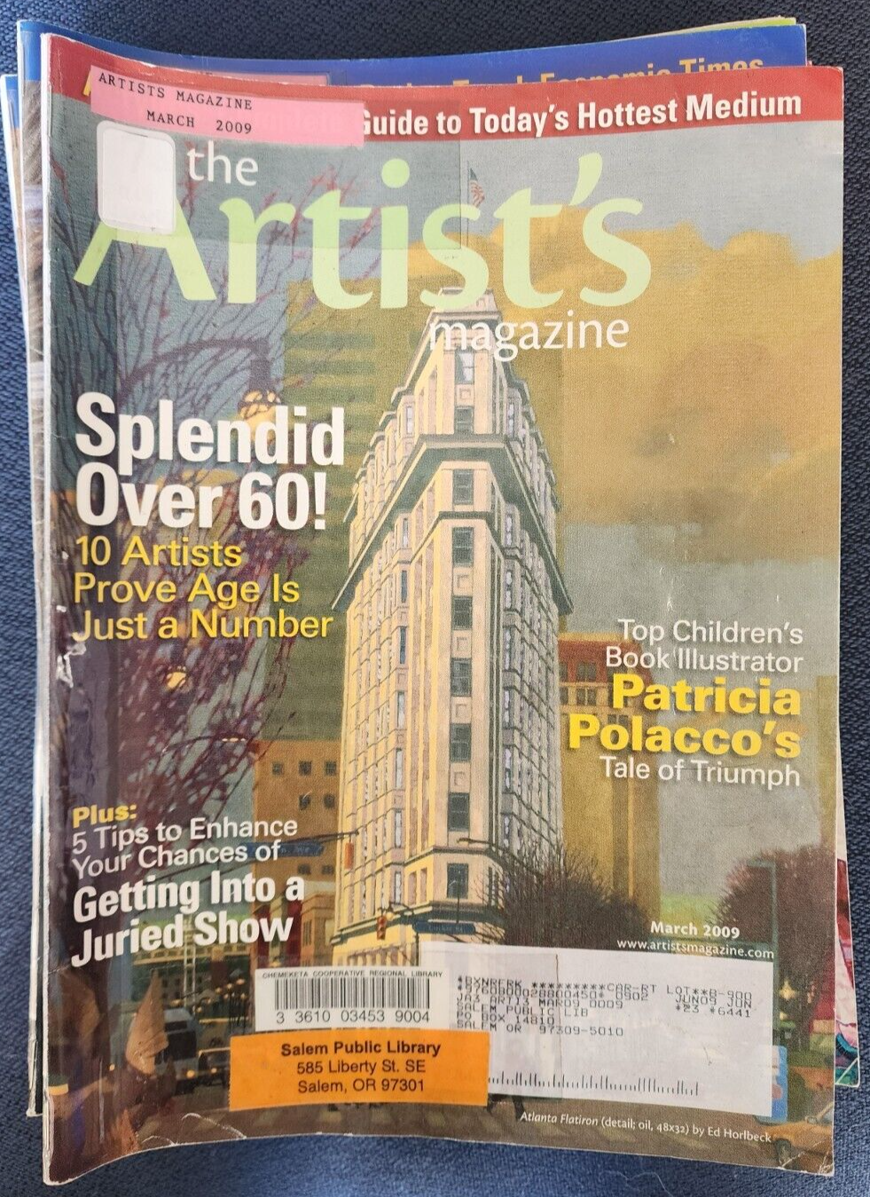 International Artist lot of 9 monthly magazines 2009