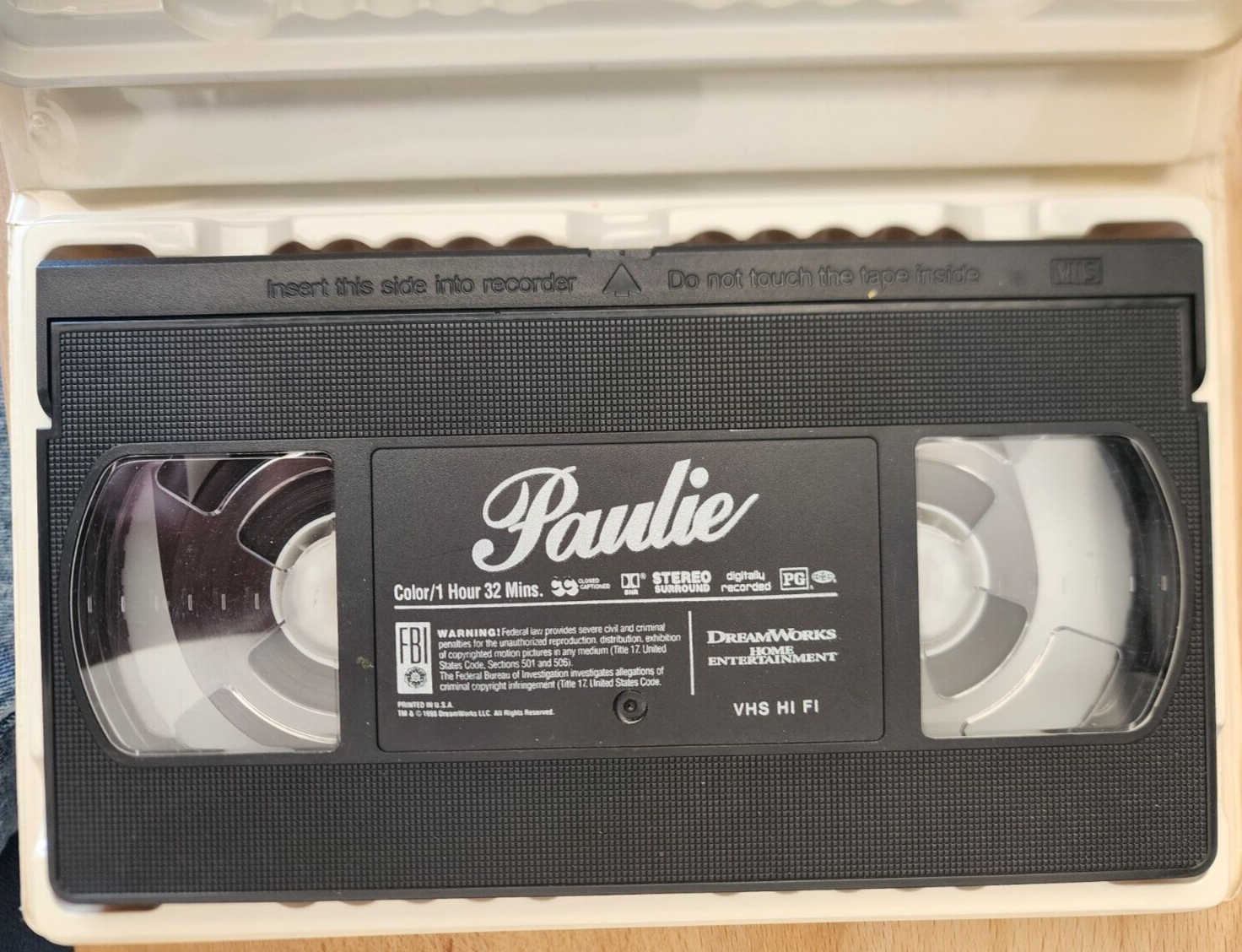 Paulie (VHS, 1998, Clamshell) - Acceptable