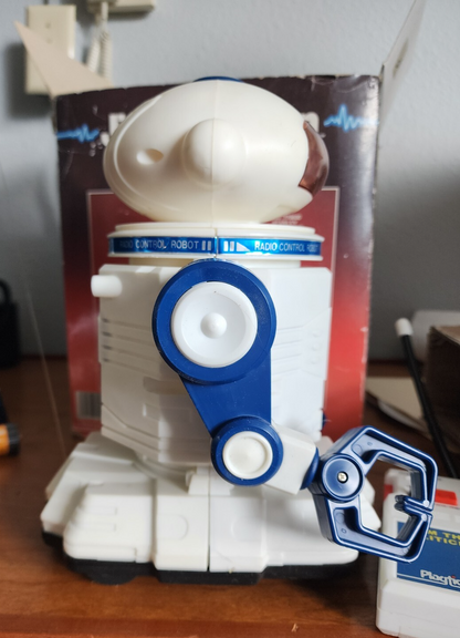 Vintage 1986 Playtime Jim The Politician Robot RC Radio WORKS