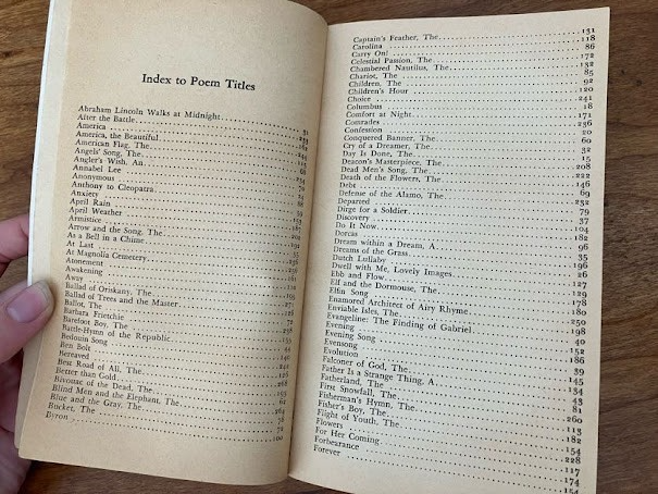 Treasury of American Verse by Gold Medal Paperback Books