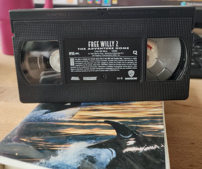 Free Willy 2 Adventure Home VHS Video Tape VTG