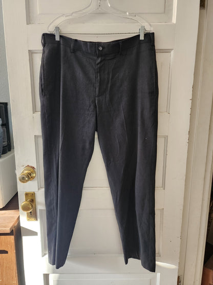 Pants Black 38x30 Dress Pin Stripe