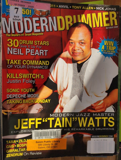 Lot of 4 Drummer Magazine from 2009 Mar, Oct, Nov, Dec