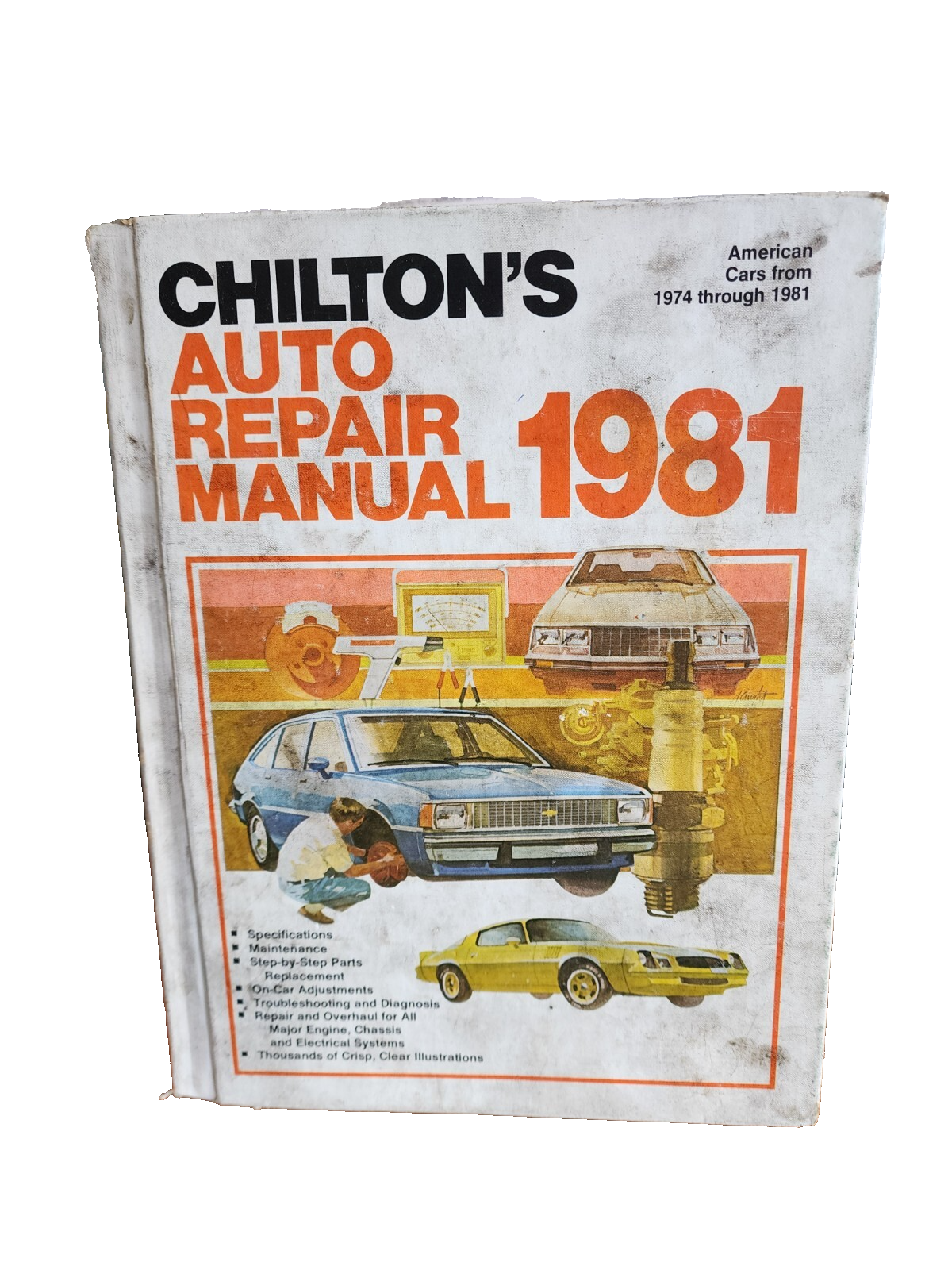 Chilton's Auto Repair manual 1981 Hardcover book