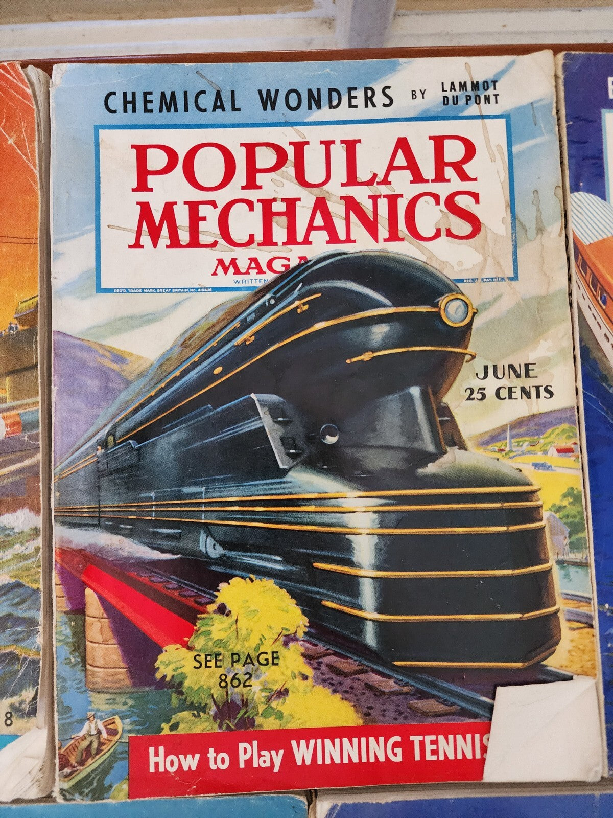 Lot of 5 Popular Mechanics 1939