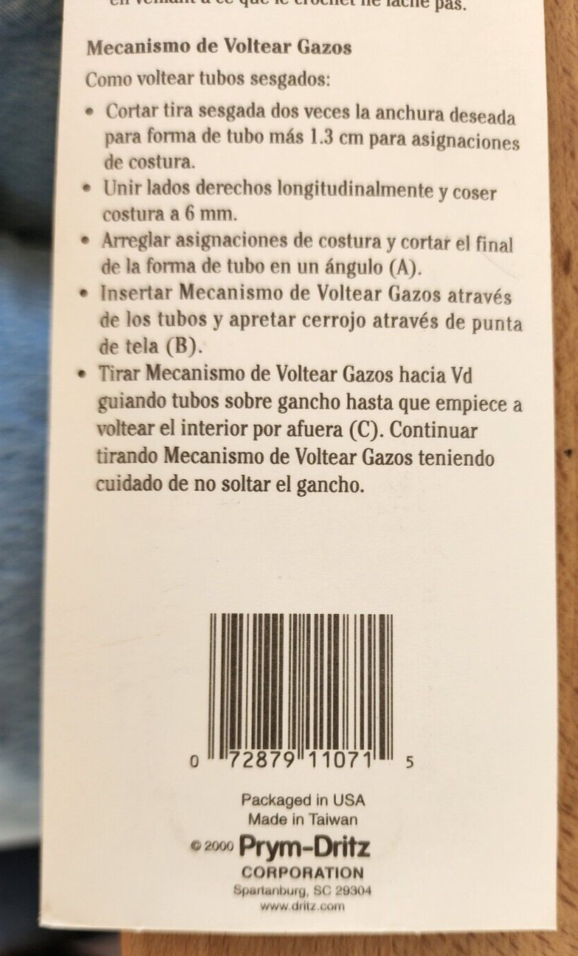 Dritz 647 Loop Turner- New, open package