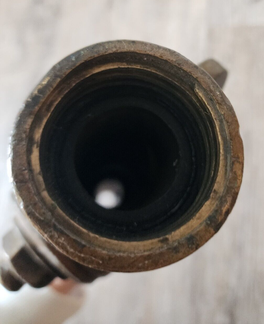 Antique Brass Fire Fighting Hose Nozzle