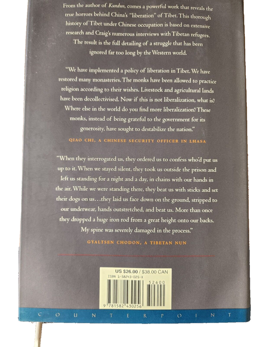 Tears of Blood : A Cry for Tibet Paperback Mary Craig - GOOD