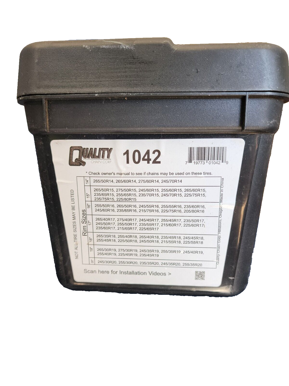 Cobra Cable #1042 Quality Chain Corp One Pair Incl (2) Rubber Chain Adjusters 