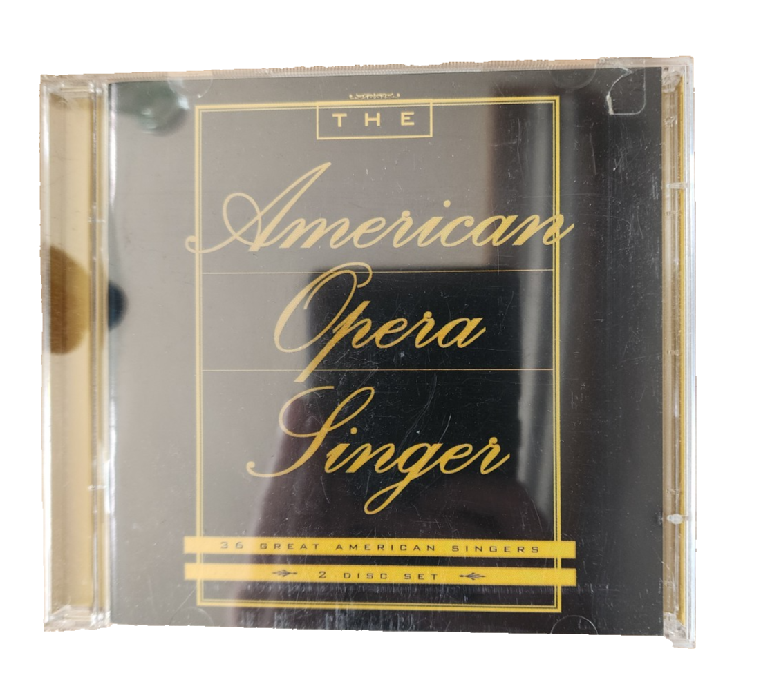 The American Opera Singer - 36 Great American Singers - 2 Disc Set CD - GOOD