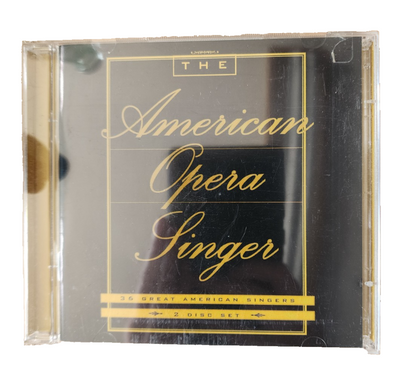 The American Opera Singer - 36 Great American Singers - 2 Disc Set CD - GOOD
