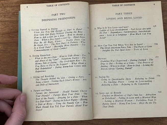 FACTS OF LIFE AND LOVE FOR TEEN-AGERS Evelyn Duvall