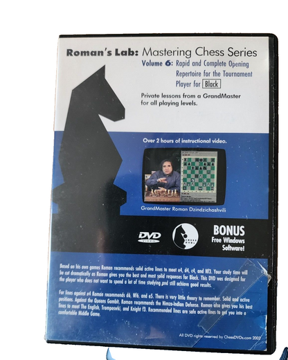 Roman's Lab Volume 6: Rapid and Complete Opening Repertoire (DVD)