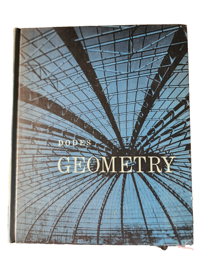 Irving Allen Dodes Geometry Hardcover book - 1965