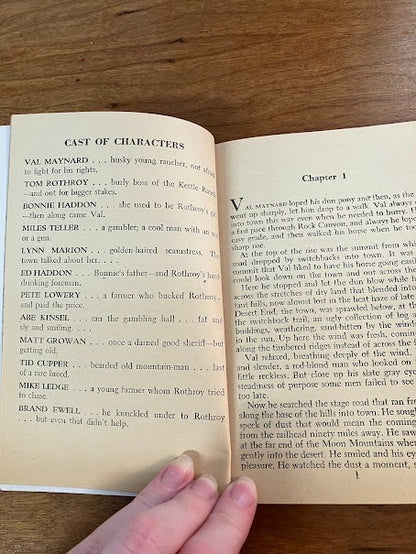 Vtg Paperback - Valley of Violence by Louis Trimble