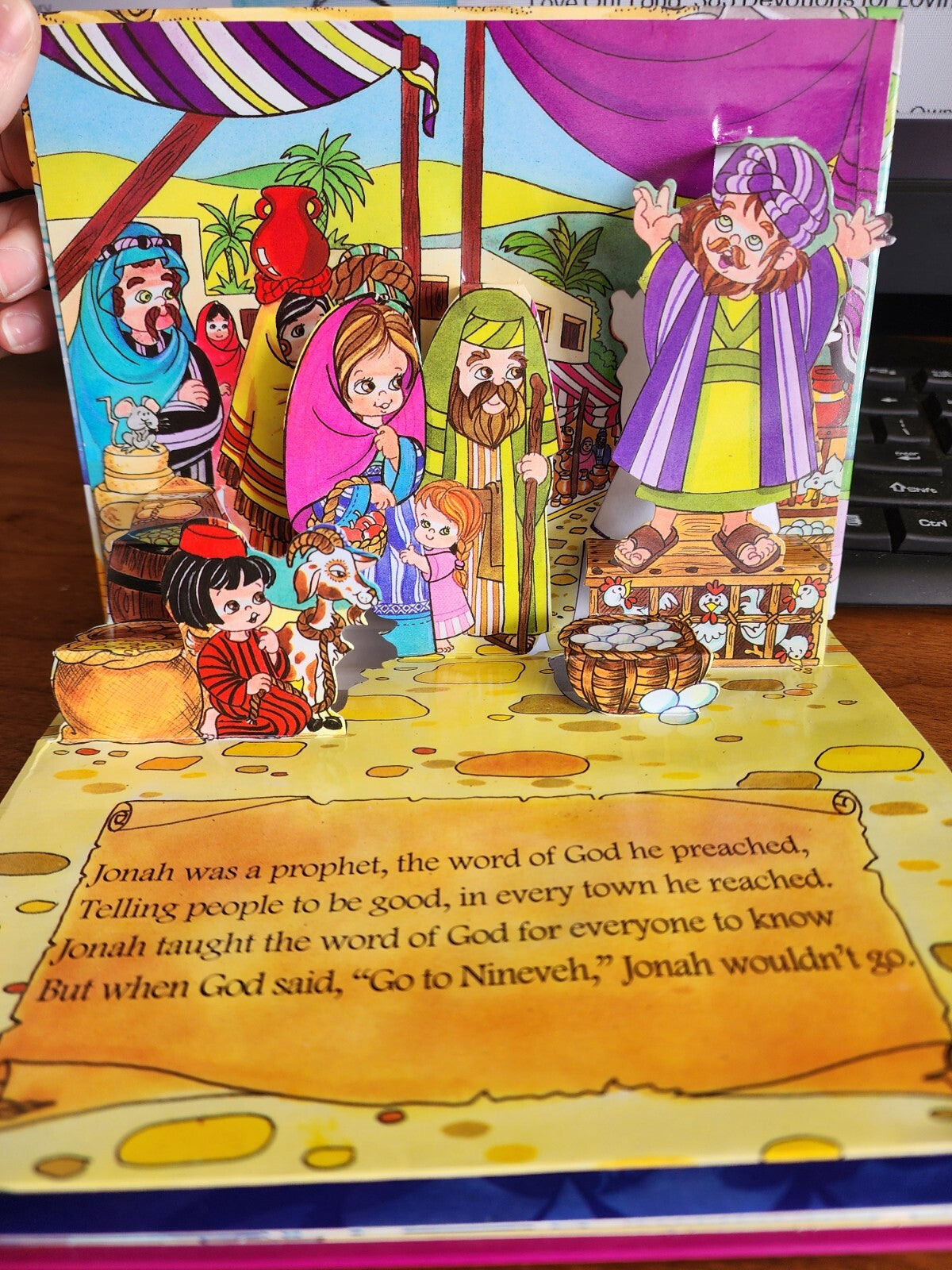 Jonah Bible Pop Up Book - GOOD
