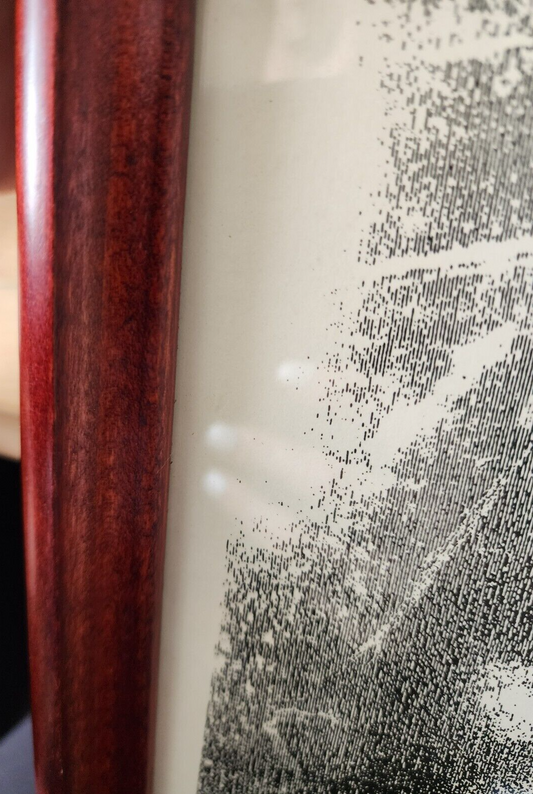 9x11" Print Wall Art Photo of man in Cherry-stained wood frame