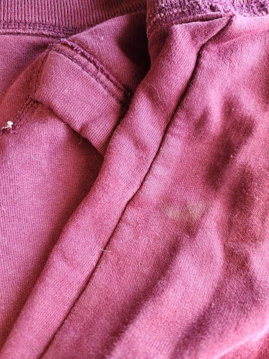 American Eagle Sweatshirt Men XS Red Pullover Hoodie Vintage Fit Heavyweight