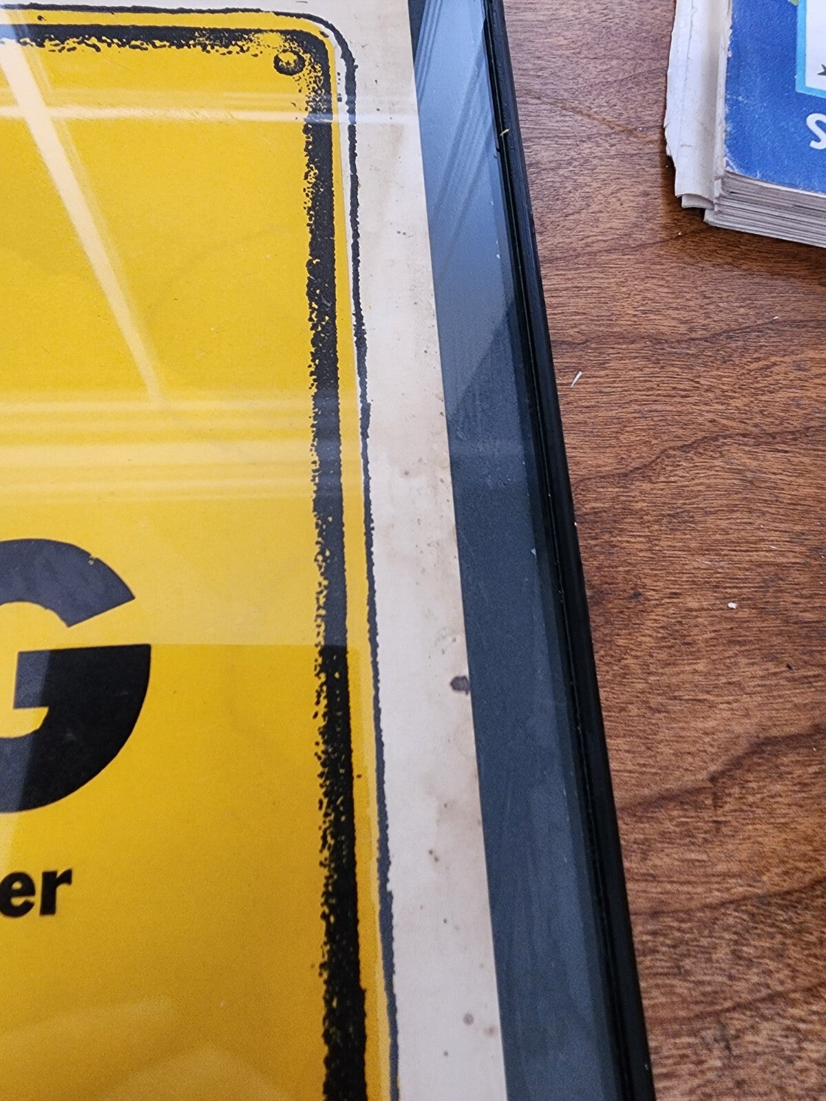 Warning No Trespassing Violators Will Be Prosecuted Framed Sign 9”x12”