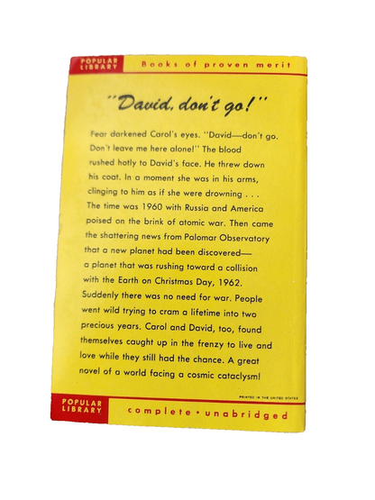 The Big Eye by Max Ehrlich -Paperback -1950 vtg Science Fiction