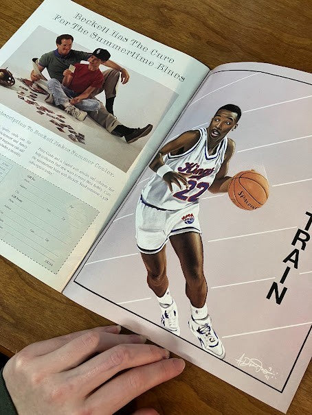 Beckett Basketball July 1992 Issue #24 - With Tickets from 1992