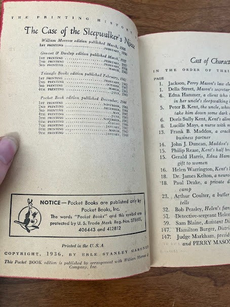 Vtg Paperbacks by Erle Stanley Gardner - lot of 3