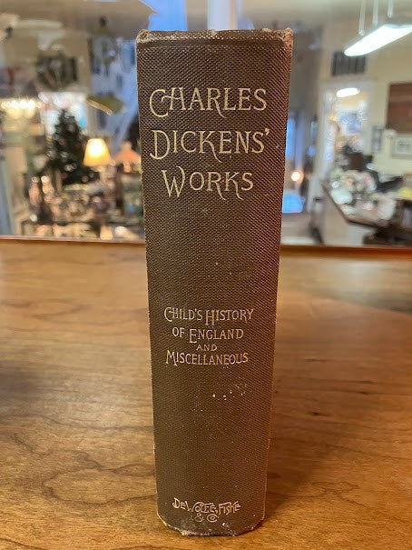 Charles Dickens' Works - Edition Late 1800's - lot of 4