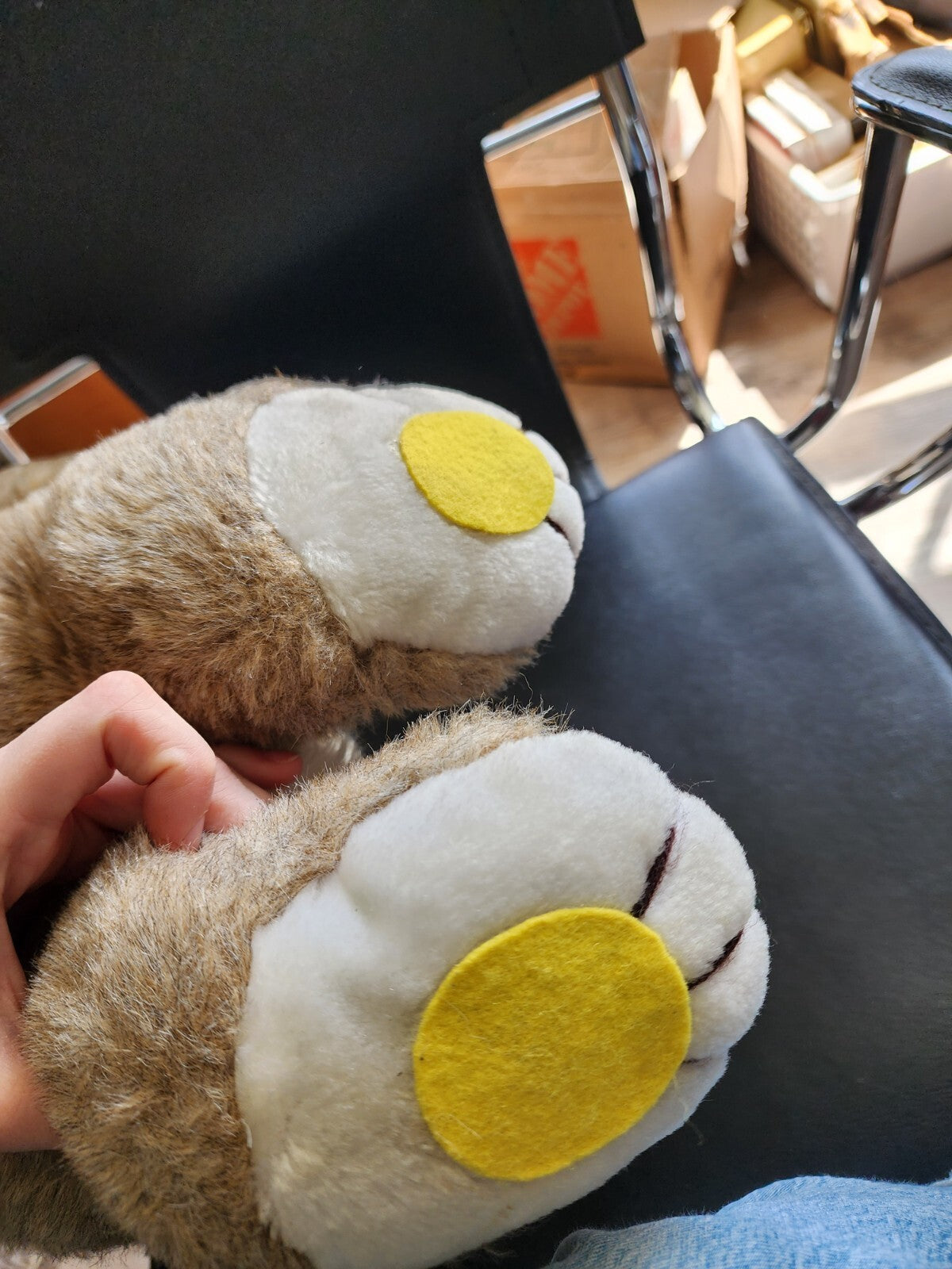 Vintage Brown Bunny Rabbit Plush Toy 1981 Cottontail Spearhead 17"