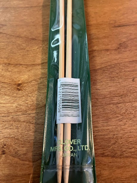 Bamboo Premium Knitting Needles - Lot of 5 - No. 6, 7, 9, 13, and 13